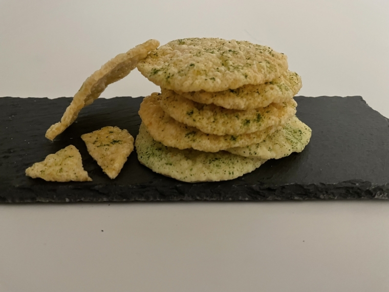 京野菜はんなり海老煎　壬生菜仕立て　10枚入×5セット2