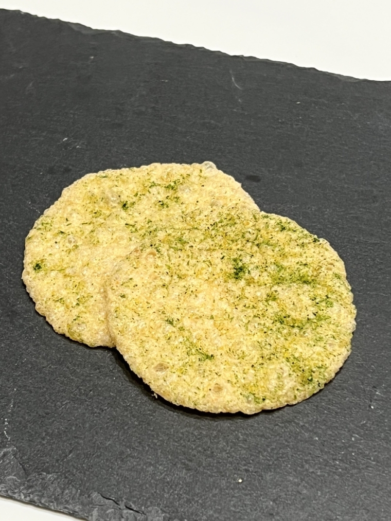 京野菜はんなり海老煎　壬生菜仕立て　10枚入×20セット3